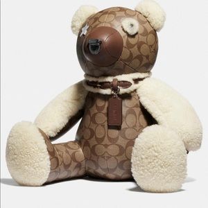 Authentic coach teddy bear